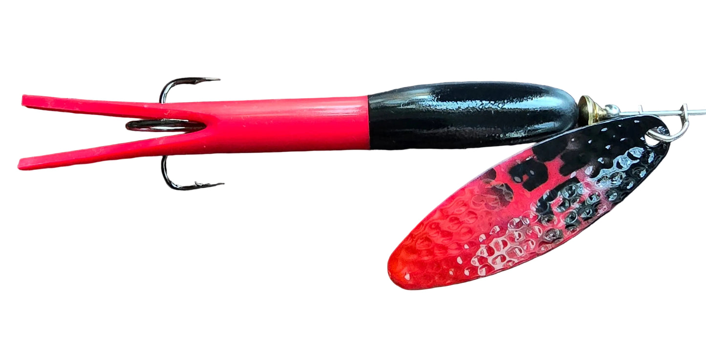 FOXN Flying C Salmon Spinner 25gr. Red/Black. Upstream/Downstream.