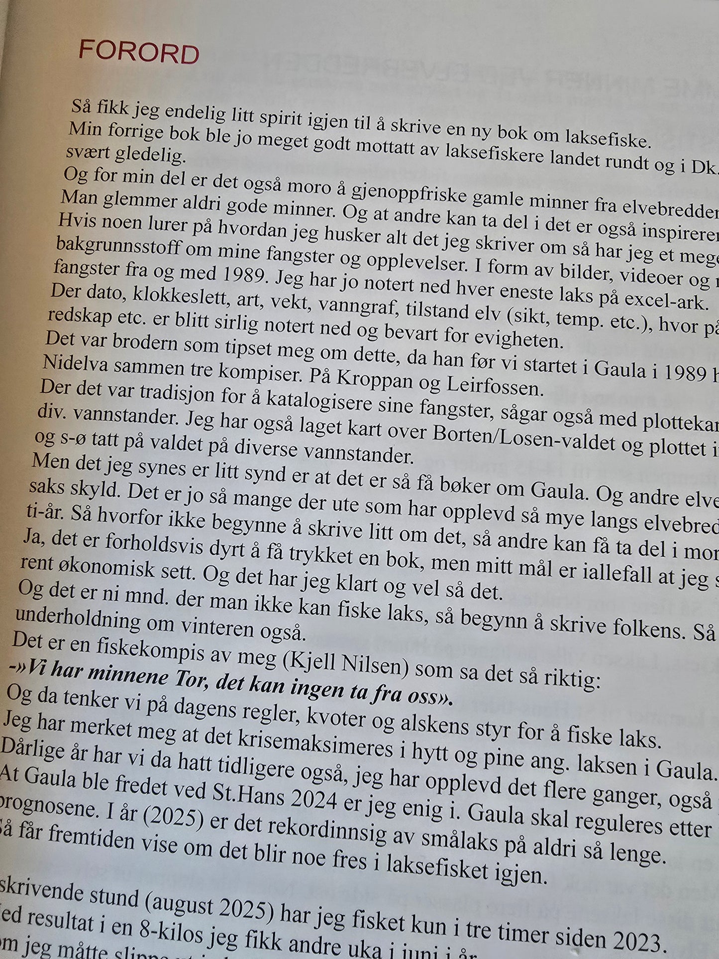 Mitt Liv i Gaula, del 2. Bok av Tor Stræte, Silverfox.