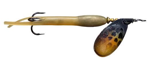 FOXN Flying C Salmon Spinner 32gr. Brown. Upstream/Downstream.