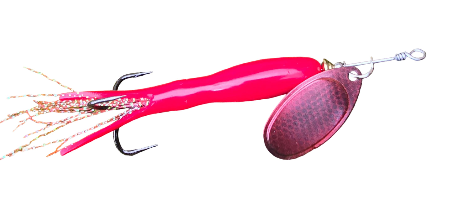 FOXN Flying C Salmon Spinner 32 gr. Red Shrimp.